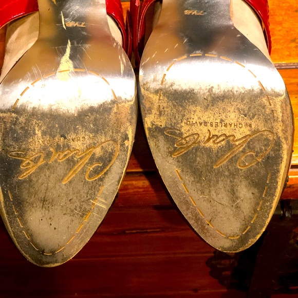 CHARLES-CHARLES BY DAVID unique inara Mary Jean pump. Size 8. - Picture 12 of 12